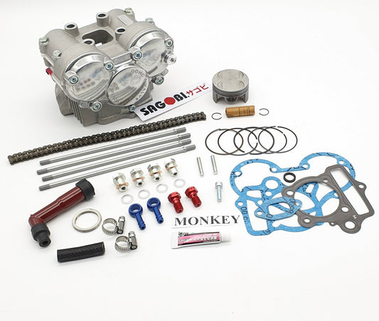 MONKEY 50 KITACO DOHC 124 cylinder head upgrade kit