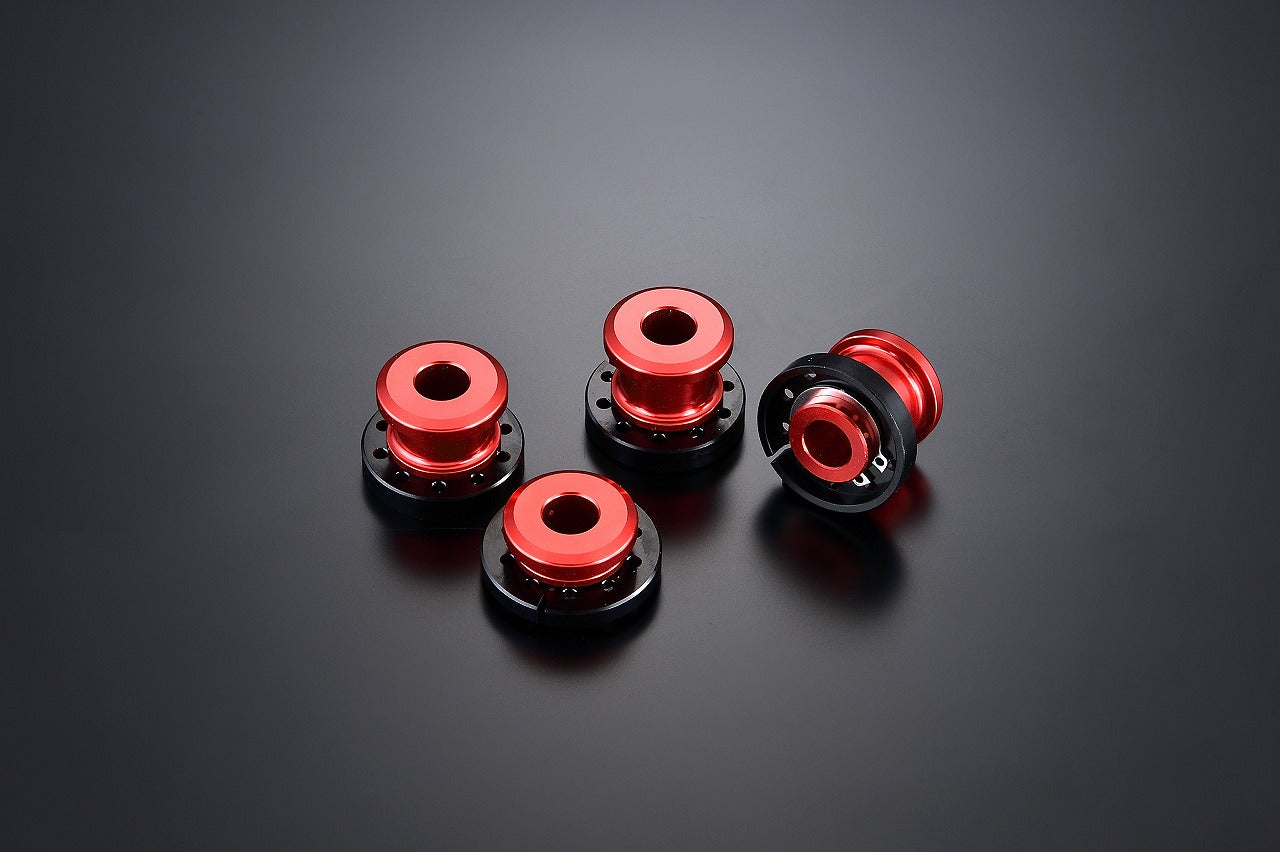 G-CRAFT durable billet wheel axle spacer set