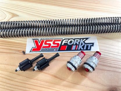 CUB 125 G-CRAFT x YSS front fork upgrade kit