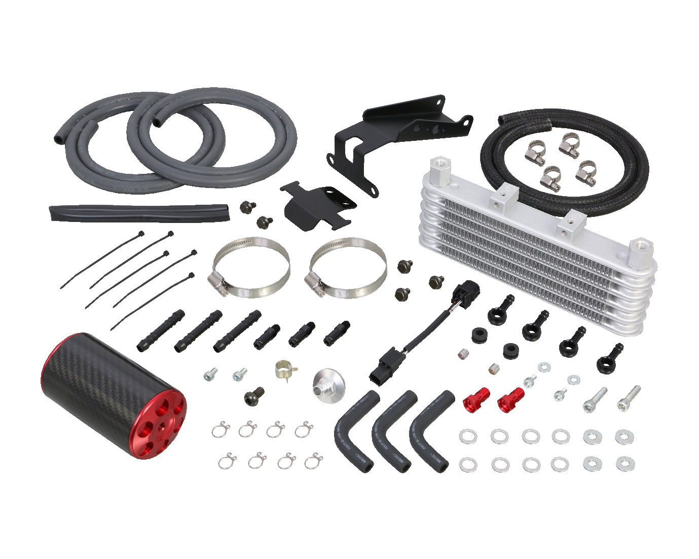 MONKEY 125 (18-20) KITACO engine oil cooler kit (frame mount)