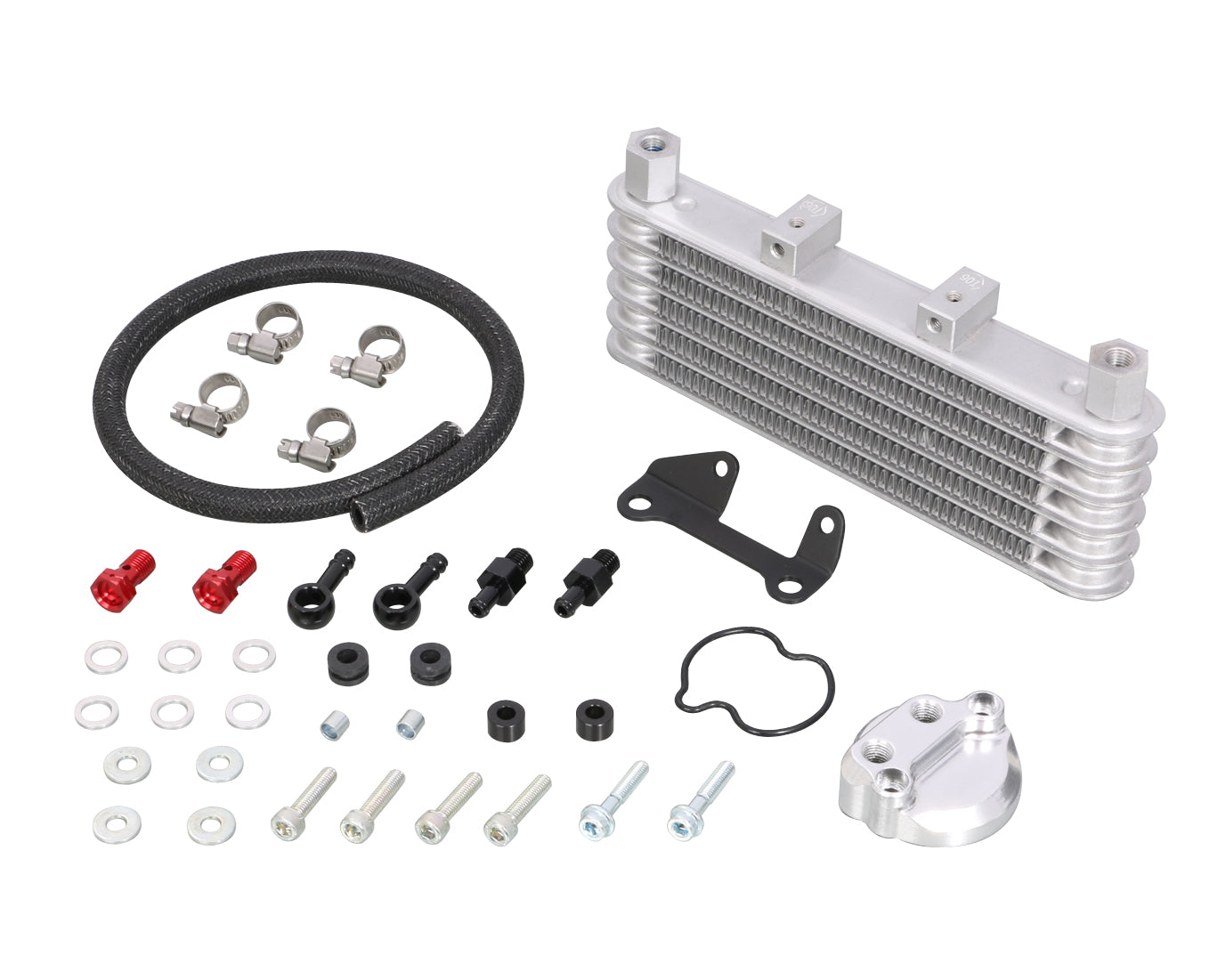 MSX GROM, MONKEY 125 KITACO engine oil cooler kit (lower mount)