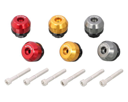 DAX, CUB, CT 125 KITACO billet handlebar end caps