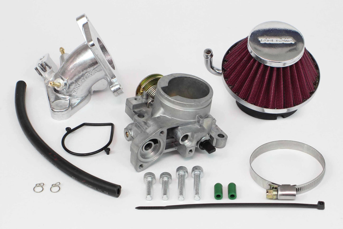 MSX GROM, MONKEY 125 Takegawa 34mm throttle body and manifold kit (145cc)