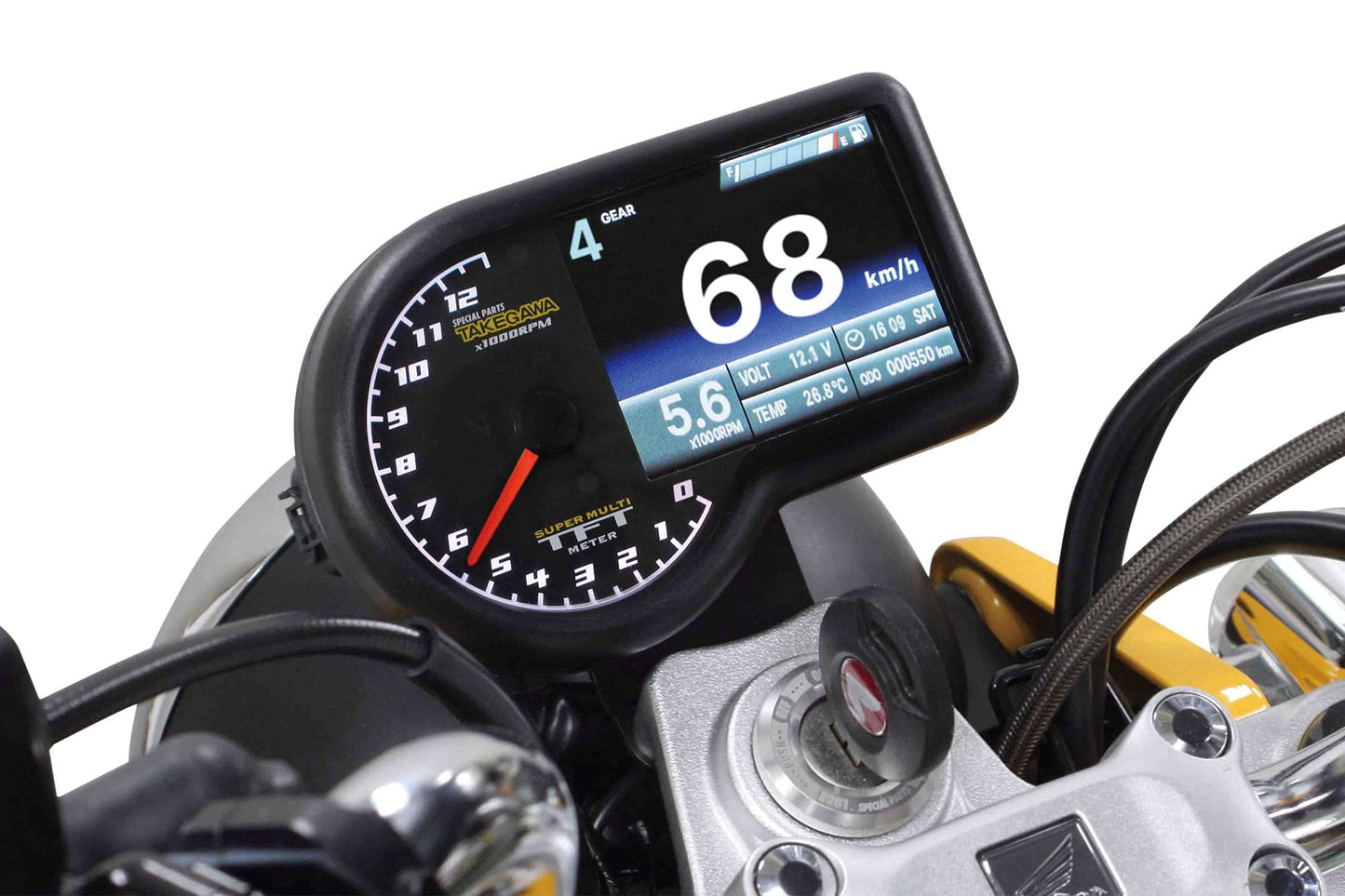 MONKEY 125 Takegawa super multi TFT meter