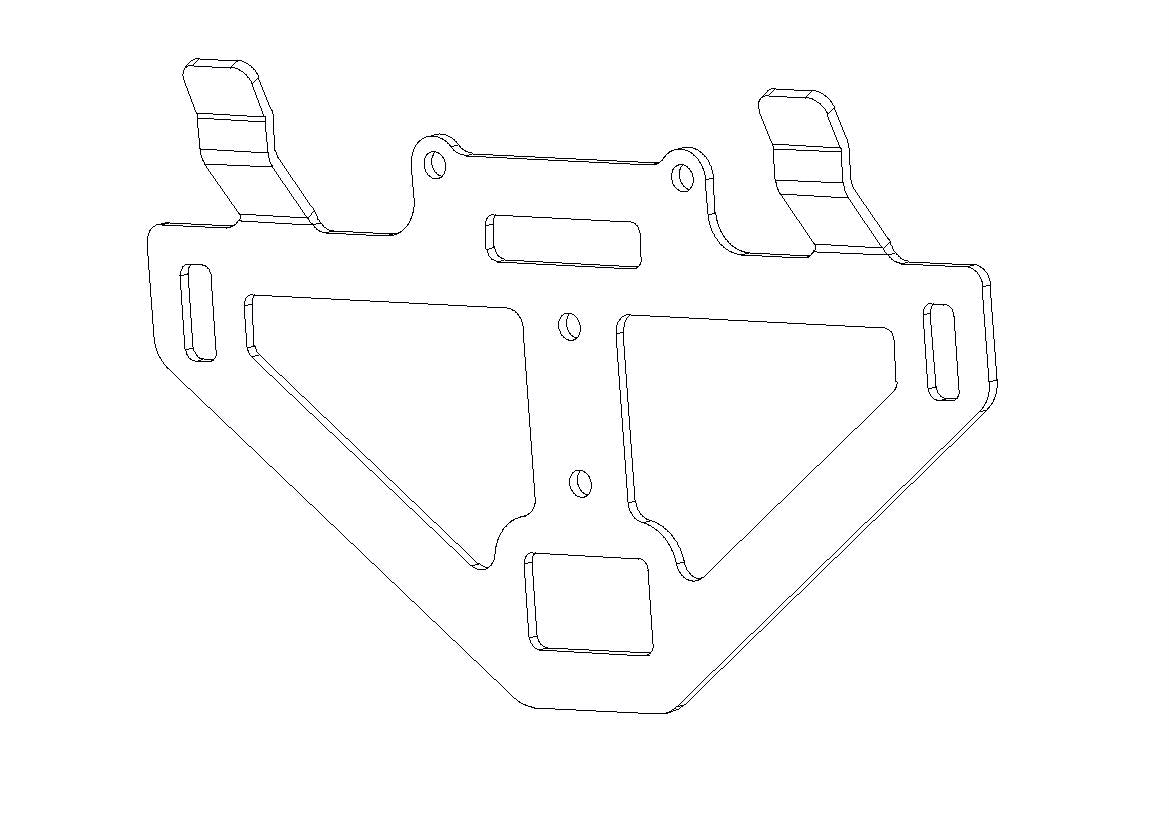 CT 125 G-CRAFT x DEGNER saddle bag bracket