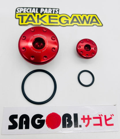 Takegawa billet timing hole caps (HONDA)