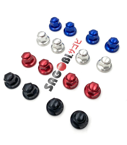 MONKEY, CUB 50 Takegawa rear shock absorber mounting nut set (M10x1.25; 8 plain type)