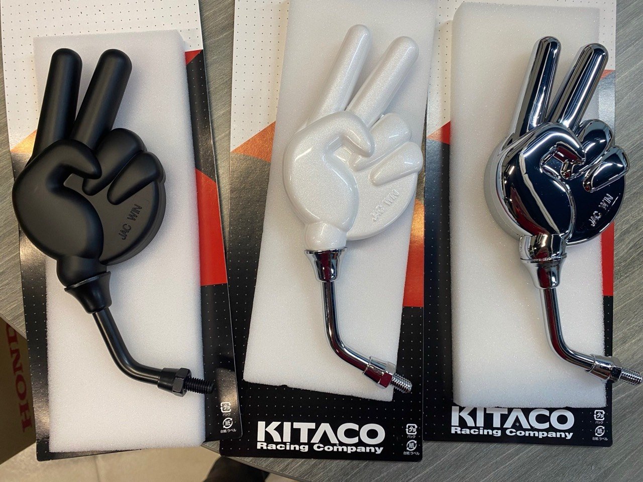 KITACO scissors rear view mirror