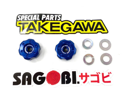 Takegawa billet chain adjuster knob set