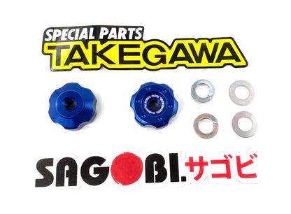 Takegawa billet chain adjuster knob set