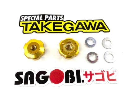 Takegawa billet chain adjuster knob set