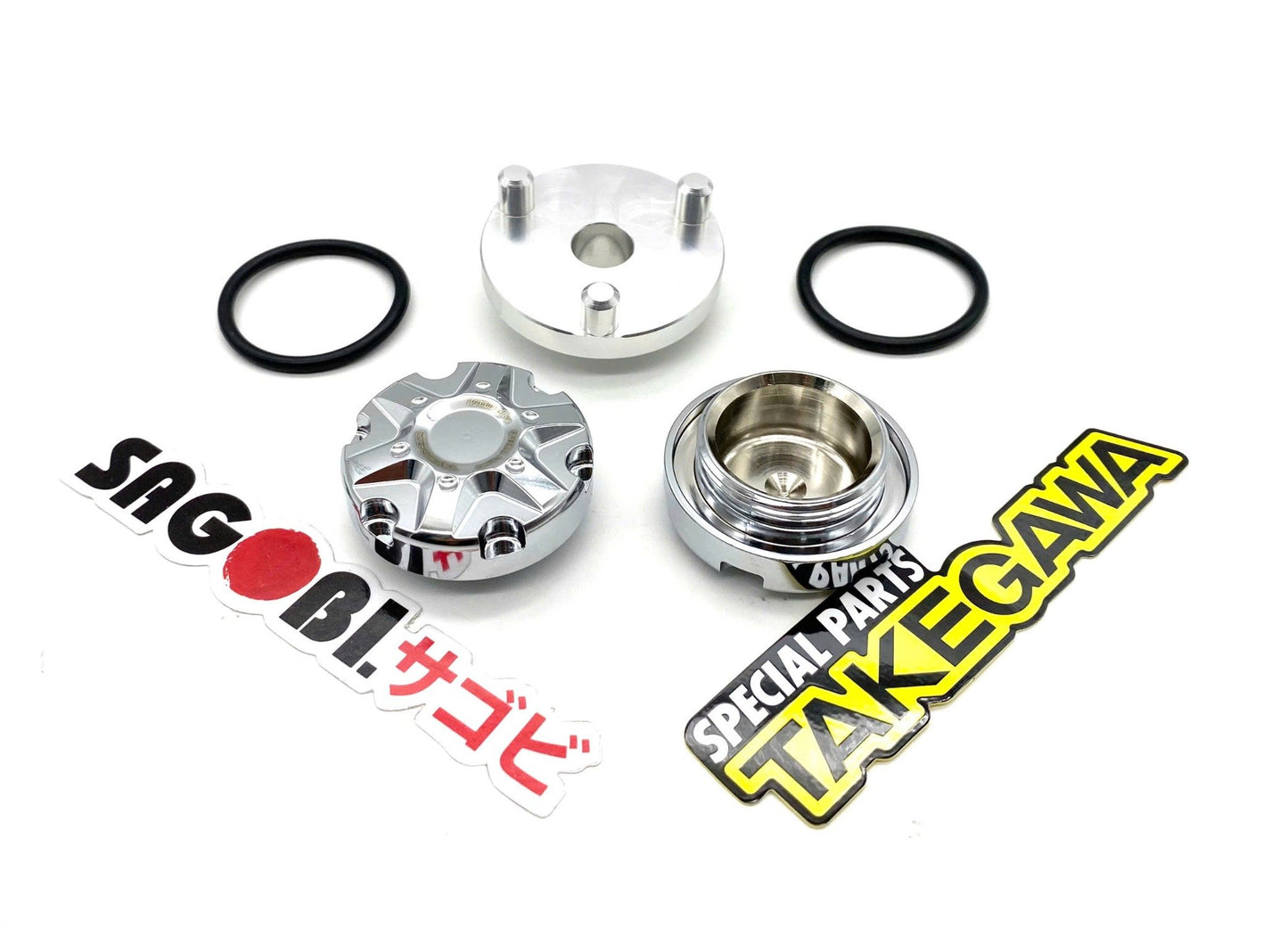 MONKEY 50, WAVE 100-110 Takegawa type 1 billet tappet cap set (M30x1.5)